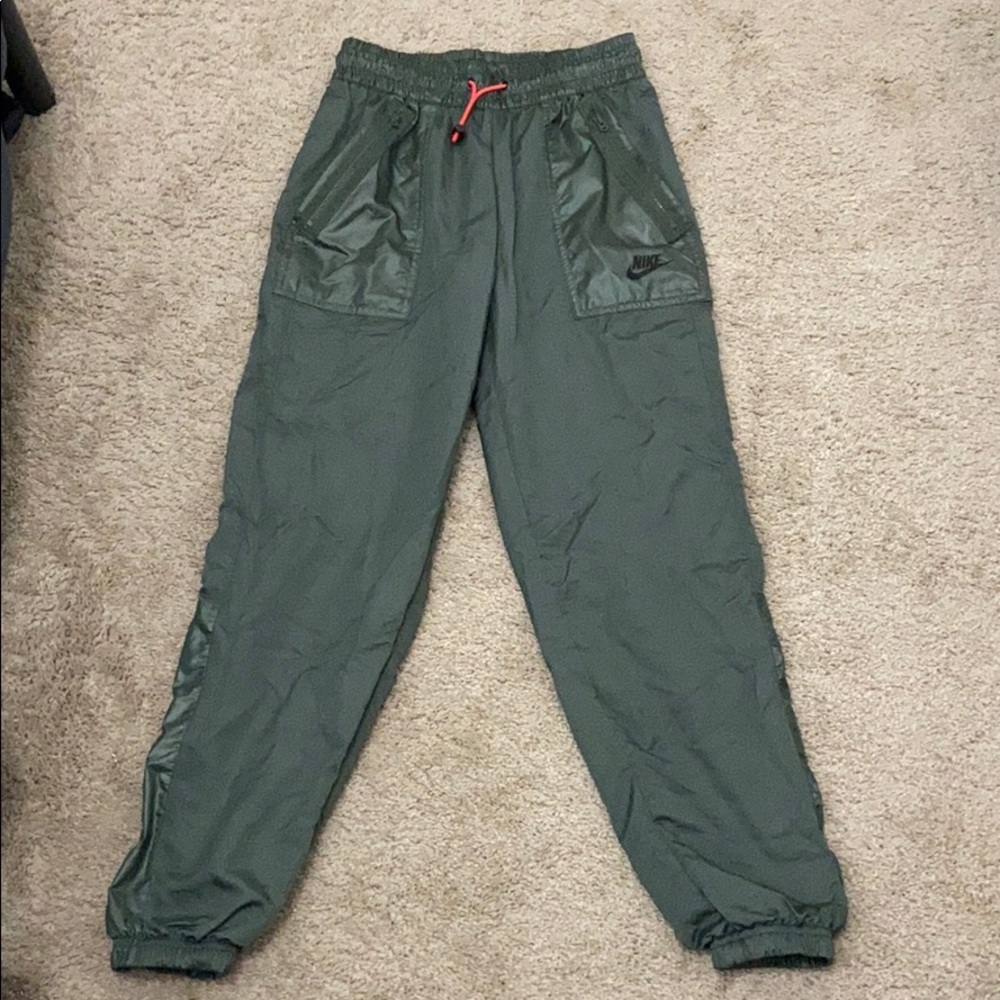 Army Green Nike Joggers - Picture 1 of 2